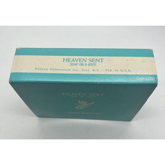NIB Heaven Sent Soap on a Rope by Helena Rubinstein. 6 oz Factory Sealed READ - Picture 3 of 5